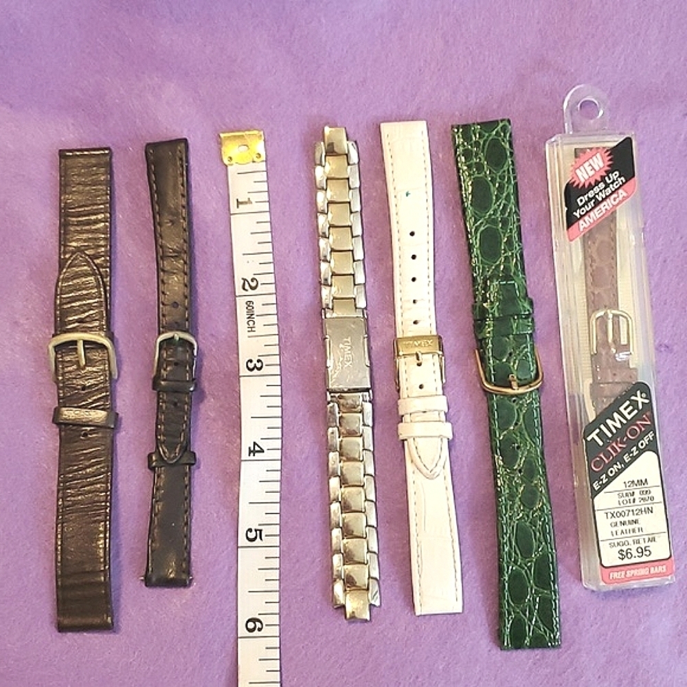 Vintage Watch Band Collection of 7